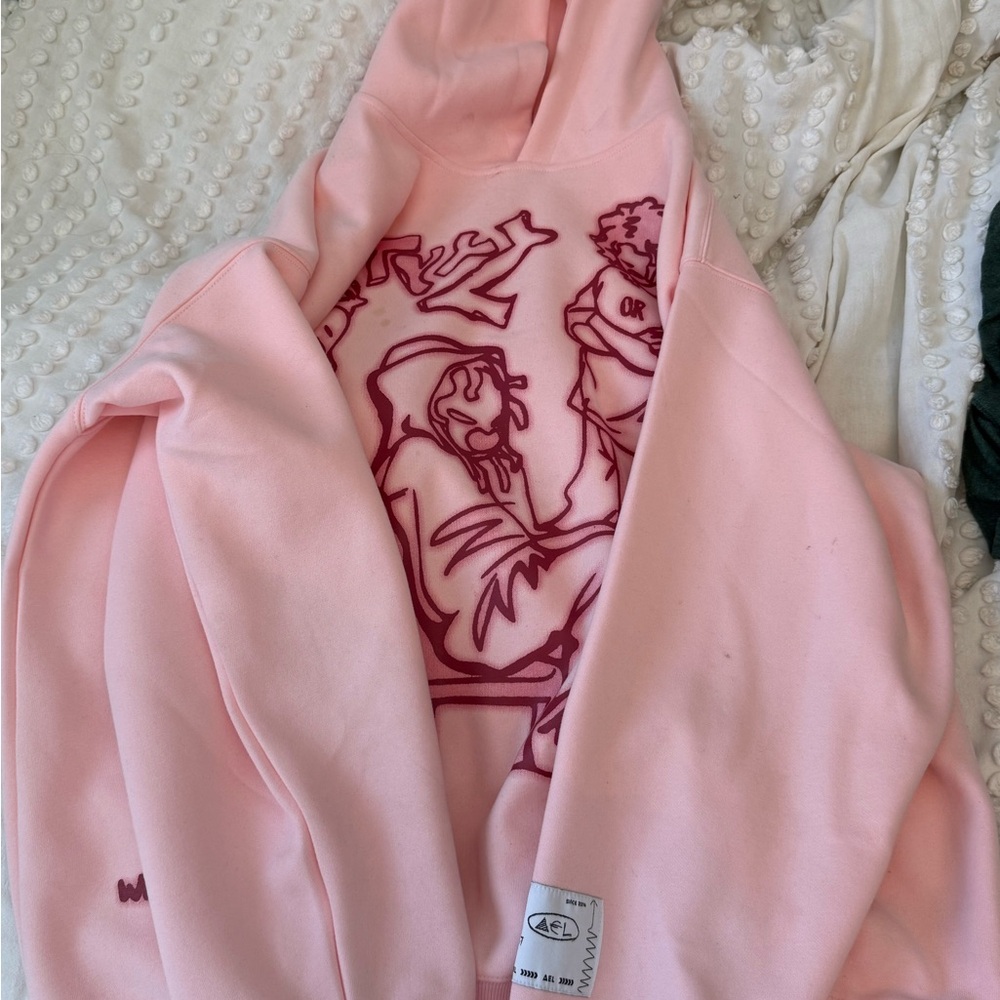 Aelfric Eden Pink Graphic Hoodie